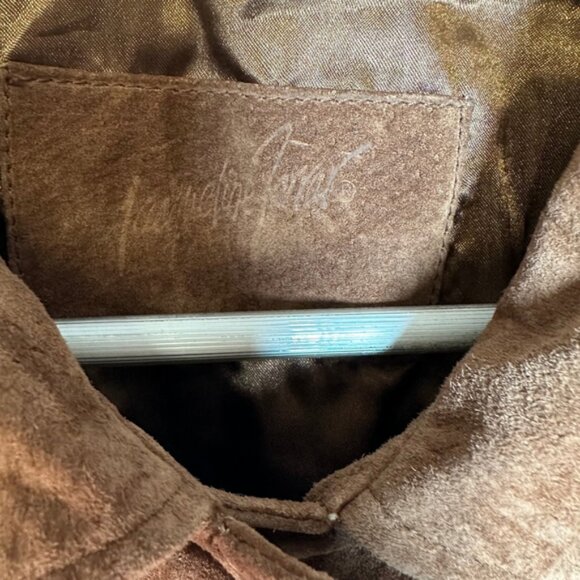 Vintage Brown Suede Jacket, size XL - Picture 5 of 12